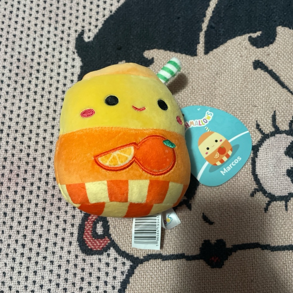 Squishmallows Marcos Orange and Yellow Plush